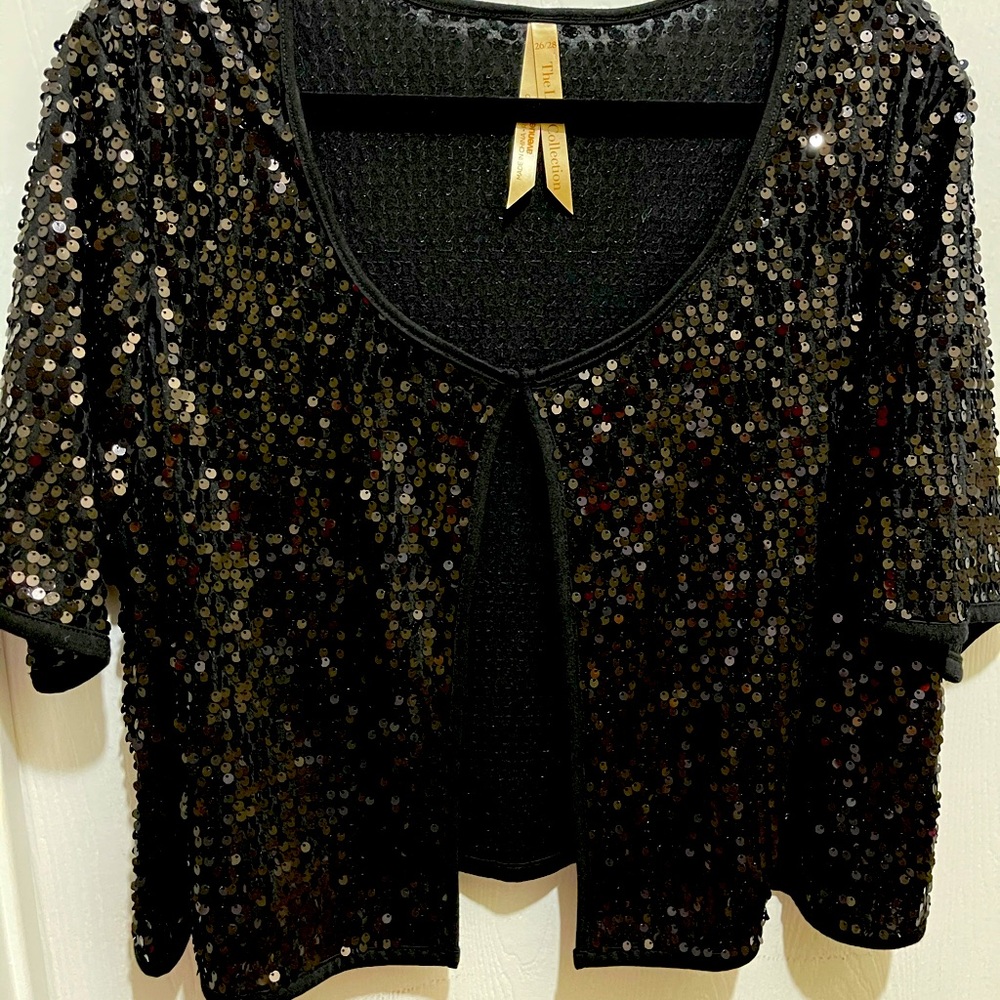 Sparkly black shrug